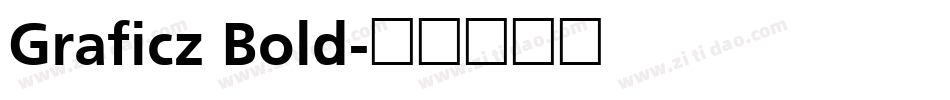 Graficz Bold字体转换